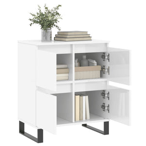 Hochglanz Sideboard Weiß 60x35x70 cm