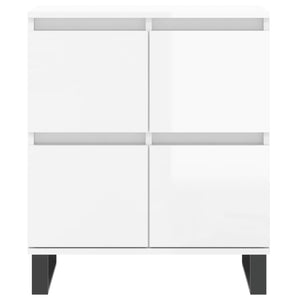 Hochglanz Sideboard Weiß 60x35x70 cm