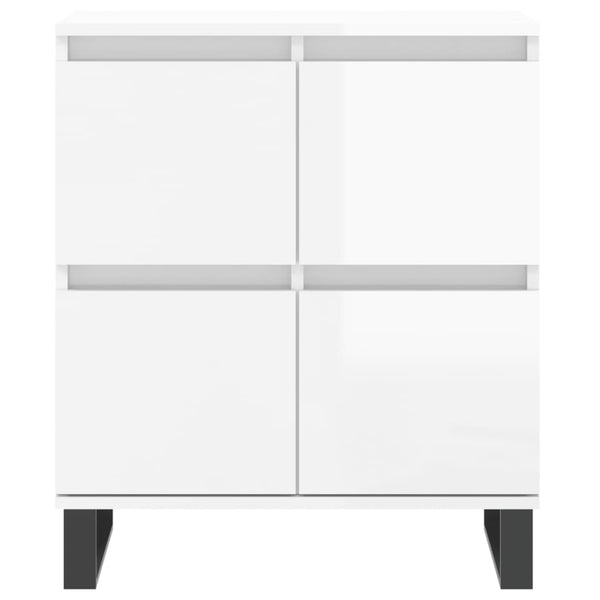 Hochglanz Sideboard Weiß 60x35x70 cm