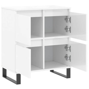 Hochglanz Sideboard Weiß 60x35x70 cm