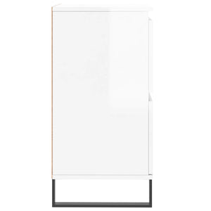 Hochglanz Sideboard Weiß 60x35x70 cm