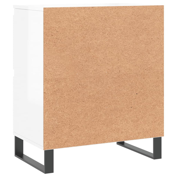 Hochglanz Sideboard Weiß 60x35x70 cm