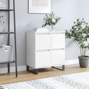 Hochglanz Sideboard Weiß 60x35x70 cm