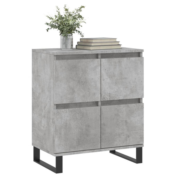 Betongraues Sideboard 60x35x70 cm