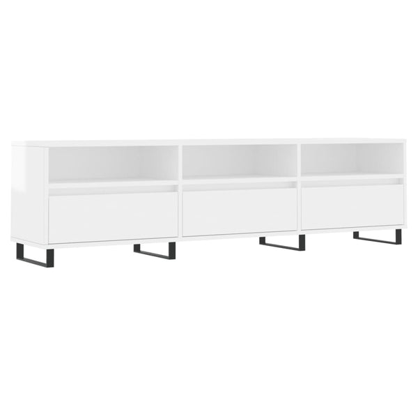 TV-Schrank Weiß Hochglanz 150 cm