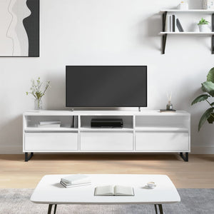 TV-Schrank Weiß Hochglanz 150 cm