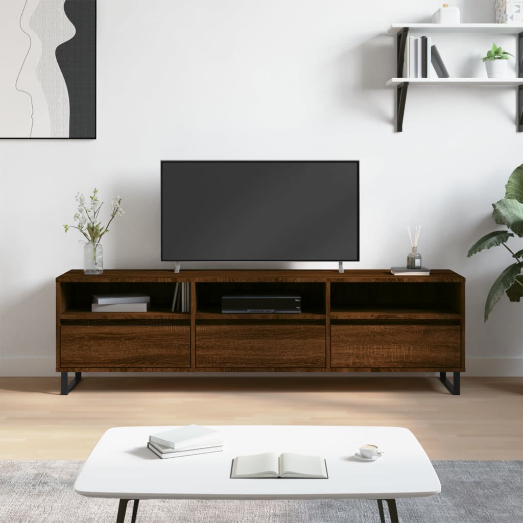 TV-Schrank Braun Eichen-Optik 150 cm