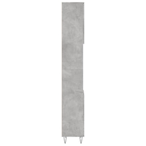Betongrauer Badschrank 30x190 cm