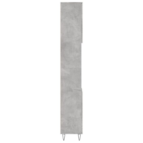 Betongrauer Badschrank 30x190 cm