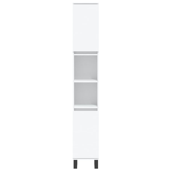 Weißer Badschrank 30x30x190 cm