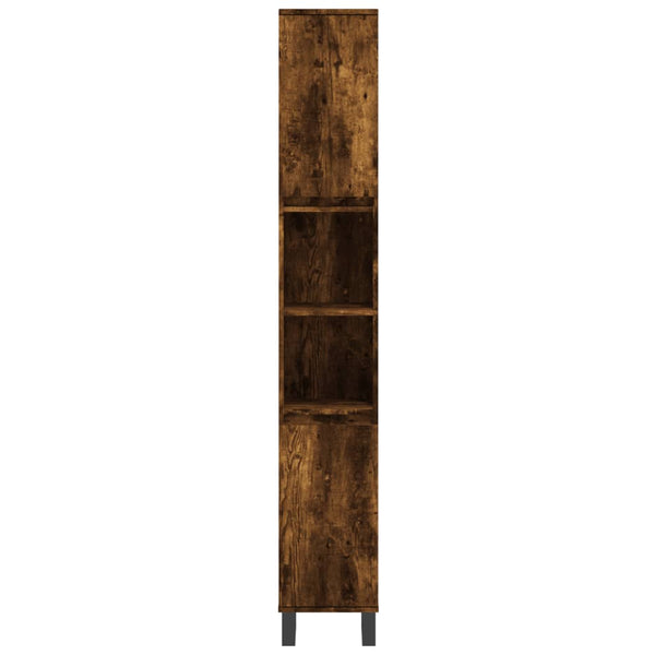 Badschrank Räuchereiche 30x30x190 cm