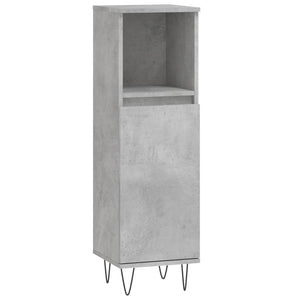 Betongrauer Badschrank 30x30x100 cm
