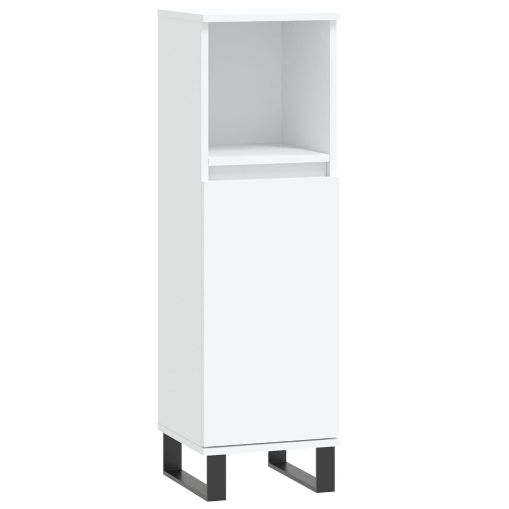 Weißer Badschrank 30x30x100cm