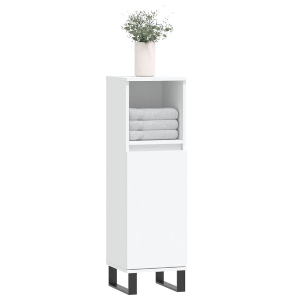 Weißer Badschrank 30x30x100cm
