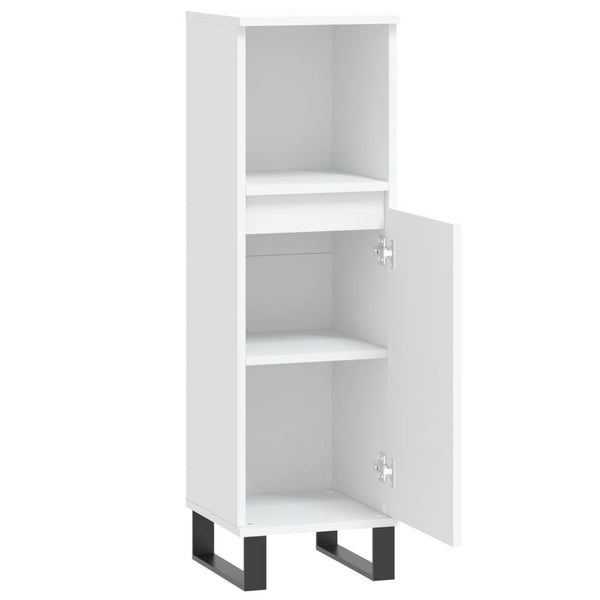 Weißer Badschrank 30x30x100cm