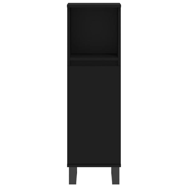 Schwarzer Badschrank 30x30x100 cm