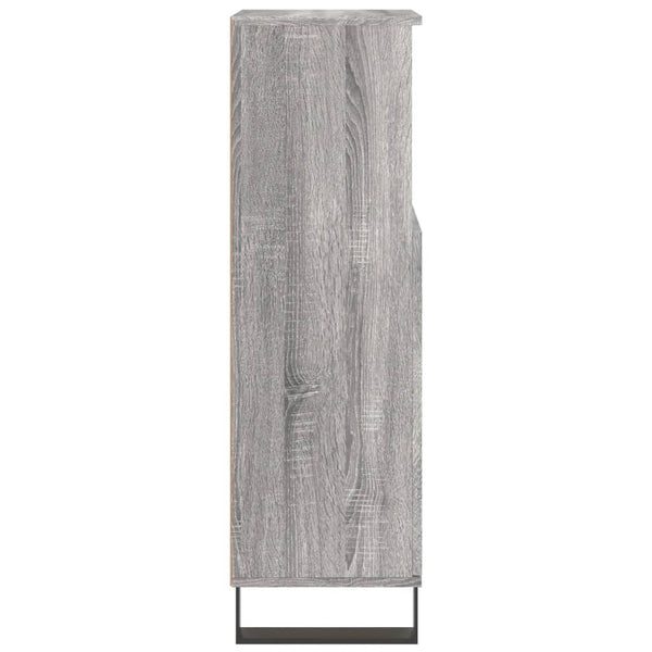 Badschrank Grau Sonoma 30x30x100 cm