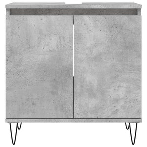 Betongrauer Badschrank, 58x33x60 cm