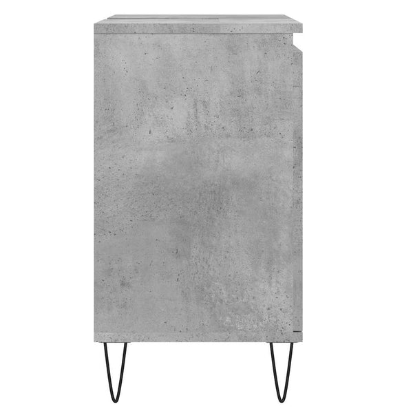 Betongrauer Badschrank, 58x33x60 cm