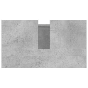 Betongrauer Badschrank, 58x33x60 cm