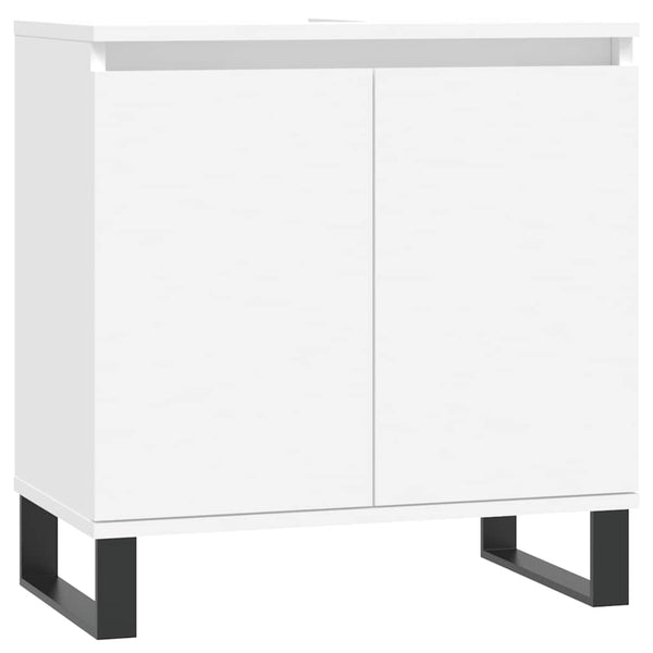 Weißer Badezimmerschrank 58x33x60 cm