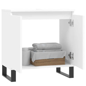 Weißer Badezimmerschrank 58x33x60 cm