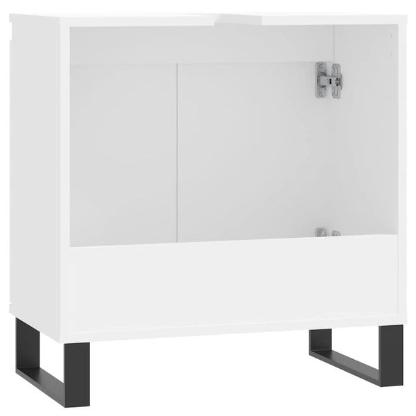 Weißer Badezimmerschrank 58x33x60 cm
