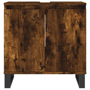 Badschrank Räuchereiche 58x33x60 cm