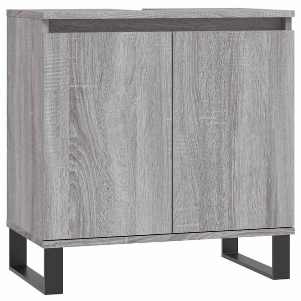 Badschrank Grau Sonoma 58x33x60 cm