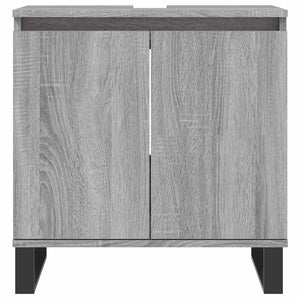 Badschrank Grau Sonoma 58x33x60 cm