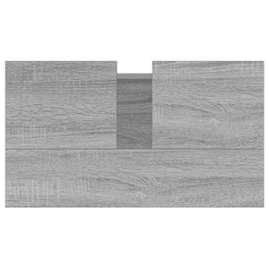 Badschrank Grau Sonoma 58x33x60 cm