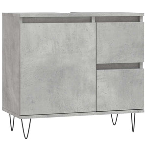Badschrank Betongrau 65x60 cm