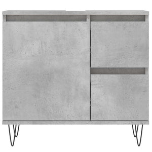 Badschrank Betongrau 65x60 cm