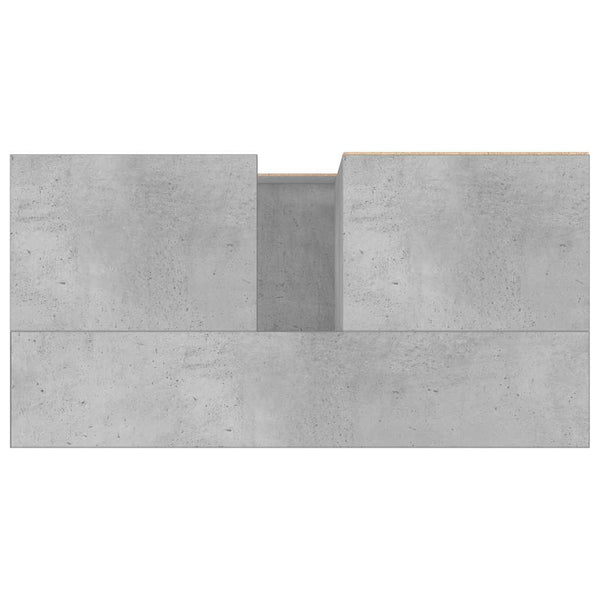 Badschrank Betongrau 65x60 cm