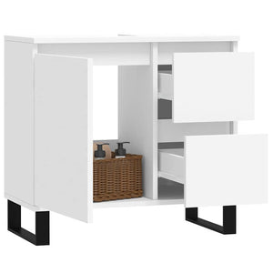 Weißer Badschrank 65x60 cm