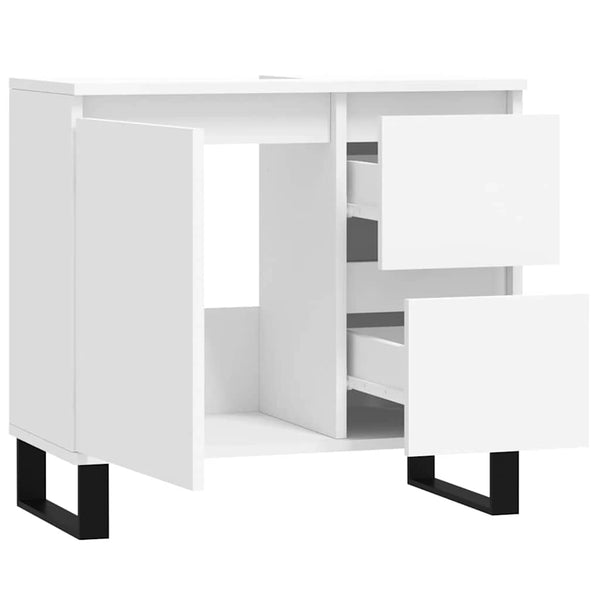 Weißer Badschrank 65x60 cm