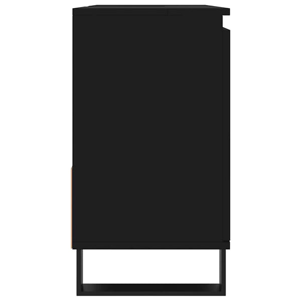 Schwarzer Badschrank 65 cm