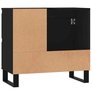Schwarzer Badschrank 65 cm