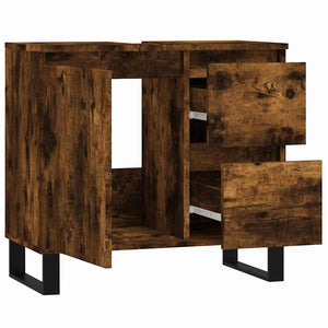 Badschrank Räuchereiche 65 cm