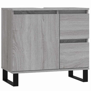 Badschrank Grau Sonoma 65x33x60 cm