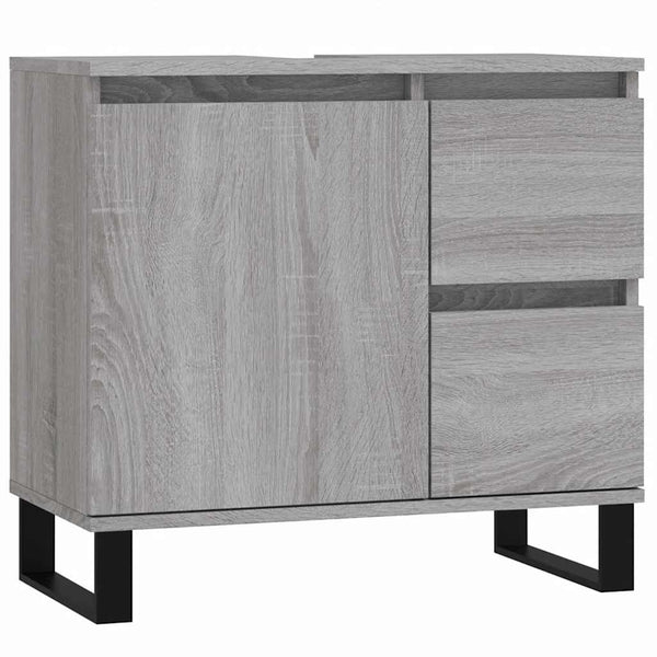 Badschrank Grau Sonoma 65x33x60 cm