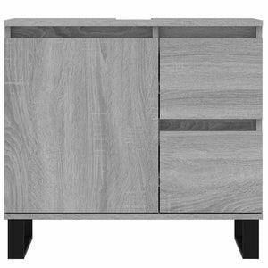 Badschrank Grau Sonoma 65x33x60 cm