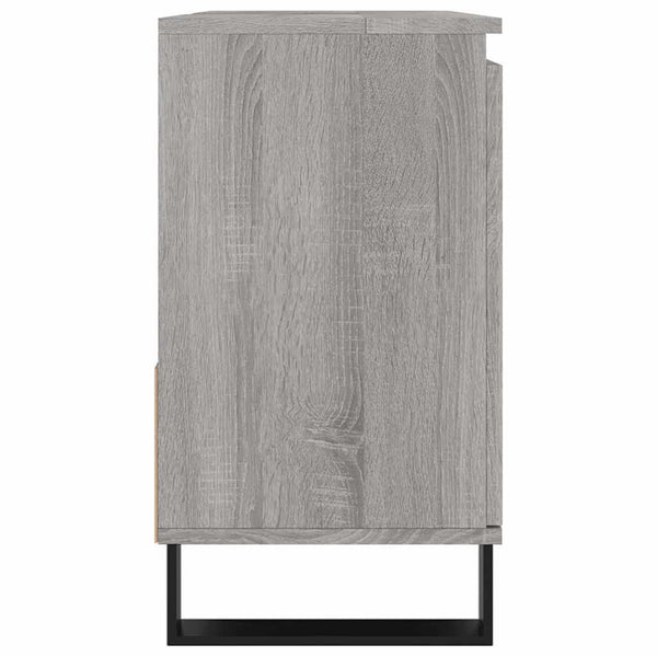 Badschrank Grau Sonoma 65x33x60 cm