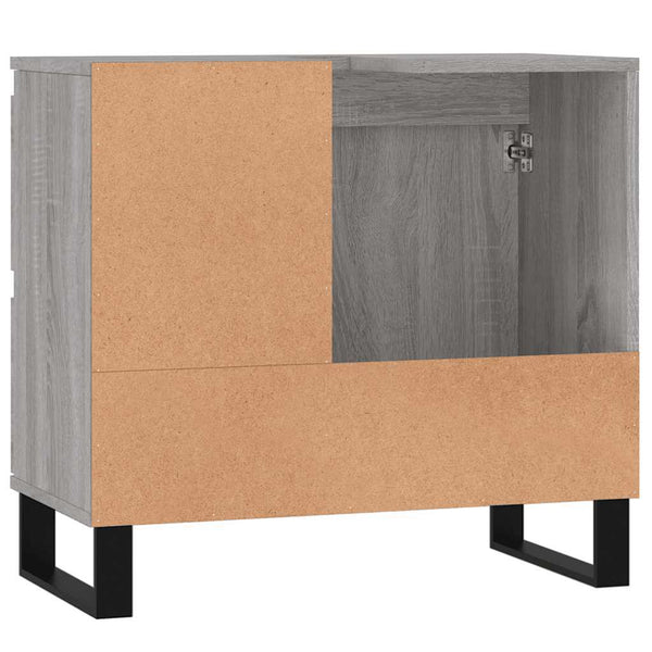 Badschrank Grau Sonoma 65x33x60 cm