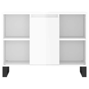 Hochglanz Badschrank Weiß 80cm