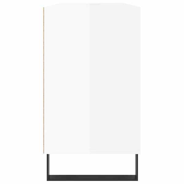 Hochglanz Badschrank Weiß 80cm