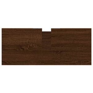Badschrank Braun Eichenoptik 80 cm