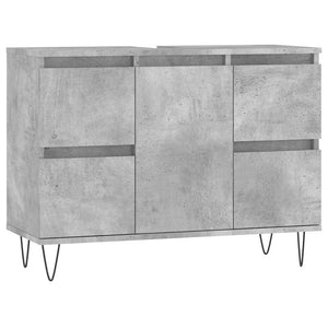 Betongrauer Badschrank 80 cm