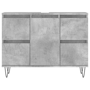 Betongrauer Badschrank 80 cm