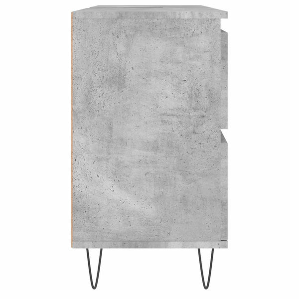 Betongrauer Badschrank 80 cm
